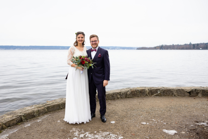 Event-Shooting, Hochzeitsfoto einer Winterhochzeit am Ammersee, Thielen Fotografie und Film