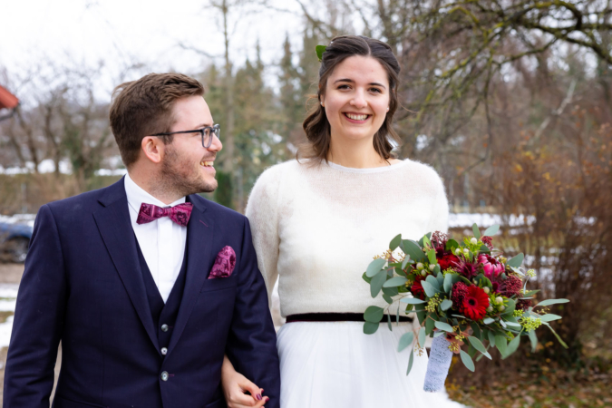Event-Shooting, Hochzeitsfoto einer Winterhochzeit am Ammersee, Thielen Fotografie und Film