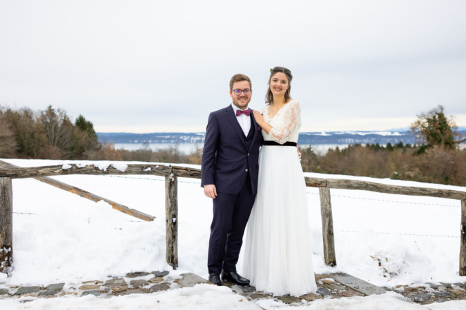 Event-Shooting, Hochzeitsfoto einer Winterhochzeit am Ammersee, Thielen Fotografie und Film