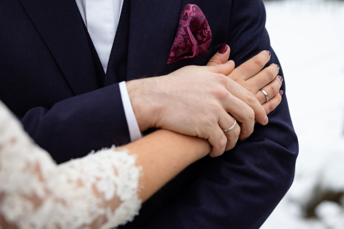 Event-Shooting, Hochzeitsfoto einer Winterhochzeit am Ammersee, Thielen Fotografie und Film