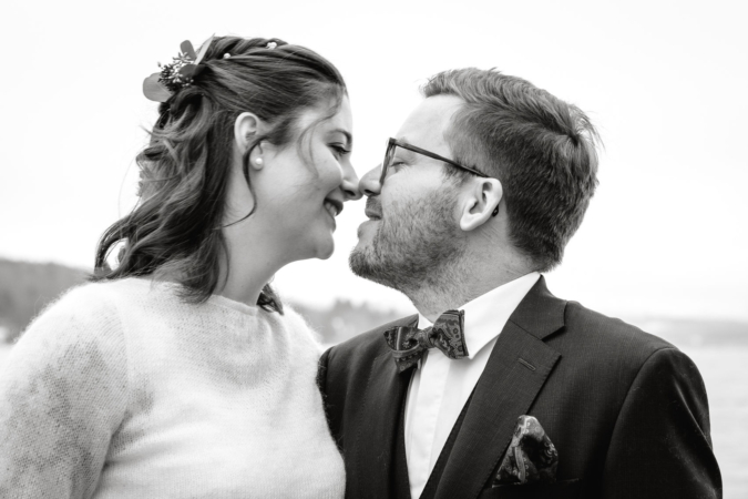 Event-Shooting, Hochzeitsfoto einer Winterhochzeit am Ammersee, Thielen Fotografie und Film