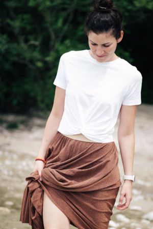People-Shooting, Portraitfoto von junger Frau am sommerlichen Ammersee, Thielen Fotografie und Film