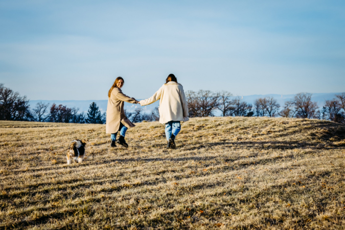 People-Shooting, Schwesternshooting im Winter am See, Thielen Fotografie und Film