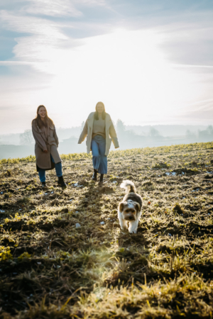 People-Shooting, Schwesternshooting im Winter am See, Thielen Fotografie und Film